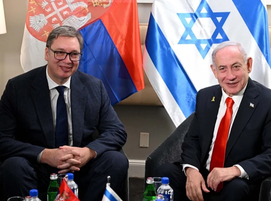 VUČIĆ SA NETANYAHUOM U NEW YORKU: Široki osmijesi i 'nepokolebljiva  podrška' Srbije Izraelu | Slobodna Bosna