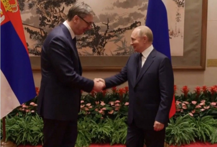 VUČIĆ SA PUTINOM U PEKINGU: 'Sve ruske kompanije su dobrodošle u Srbiji'