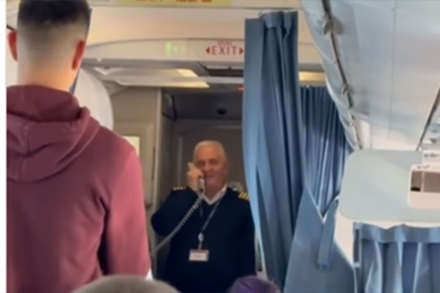 TRENUTAK ZA PAMĆENJE: Pilot se obratio putnicima pred slijetanje u Beograd (VIDEO)
