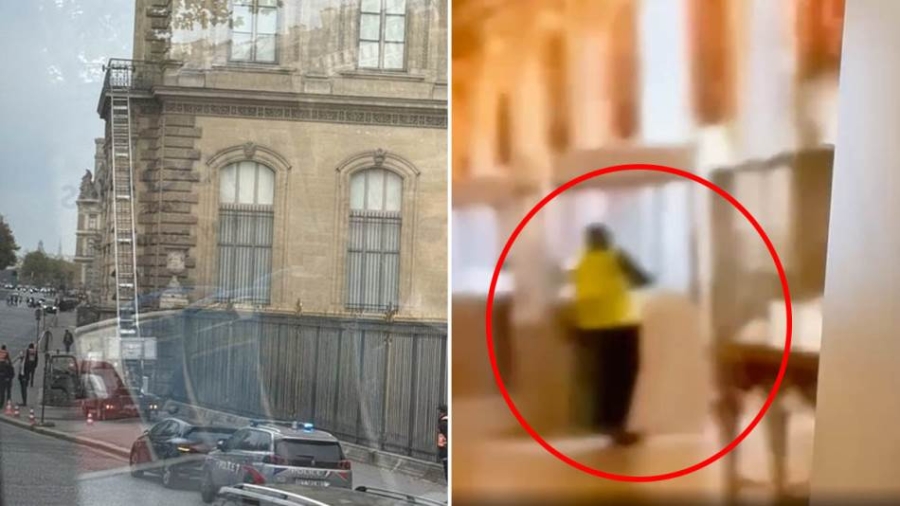 POJAVIO SE SNIMAK: Vidi se trenutak kada maskirani lopovi ulaze u Luvr
