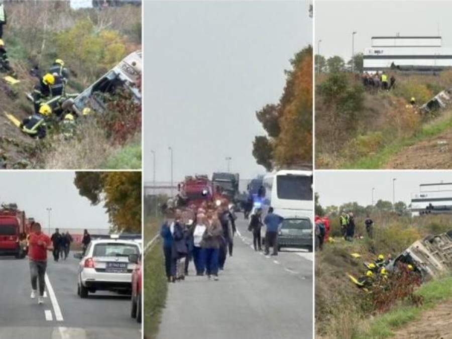 STRAVIČNA NESREĆA U SRBIJI: Prevrnuo se autobus koji je prevozio radnike, najmanje dvije osobe poginule