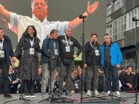 NA BINI SE POJAVIO HALIDOV BEND: Muzičari jedva stajali na nogama, skrhani bolom nisu mogli da zaustave suze (FOTO)