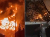 SILOVIT NAPAD UKRAJINACA: Pogodili skladište nafte na Krimu, izbio ogroman požar (VIDEO)