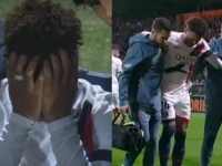 TEŠKA POVREDA ZVIJEZDE PSG-a: Ostao ležati pa napustio stadion na štakama