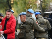 BROJNE POLICIJSKA SNAGE NA LICU MJESTA: Uhapšeni policajci predati u nadležnost Tužilaštva...