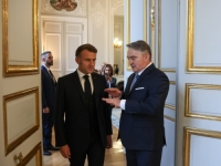 ČLANOVI PREDSJEDNIŠTVA BiH SA MACRONOM: Može li Bosna i Hercegovina, sa sadašnjim etnički uređenim političkim sistemom, postati članica Evropske unije?