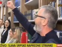 SLAVLJE U SNS-u: 'Predsjedniče Aleksandre, neka je tvojoj majci hvala, što junaka rodila je...'