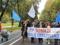 PROTESTNA ŠETNJA PROSVJETNIH RADNIKA: Novi zakon nije donio smanjenje nasilja u školama, sve je derogirano...