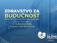 'ZDRAVSTVO ZA BUDUĆNOST': Prva nacionalna konferencija pacijenata u BiH u decembru u Sarajevu