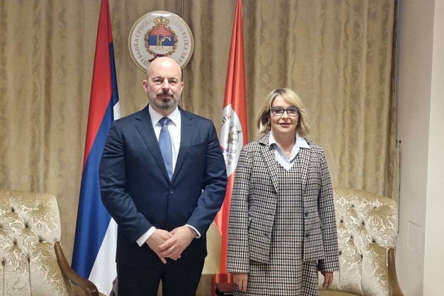 NAKON DUGO VREMENA: Američki zvaničnik u palati predsjednika RS-a, ugostila ga Ana Trišić-Babić