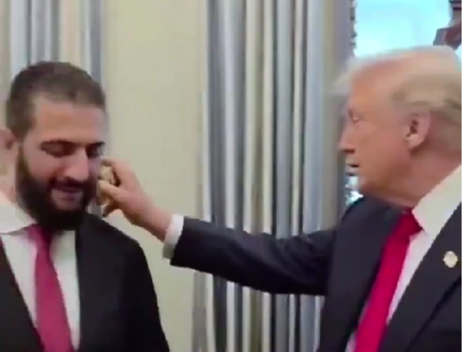 OVO JOŠ NIJE VIĐENO: Trump pošpricao sirijskog predsjednika parfemom jer mu...(VIDEO)