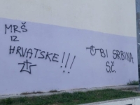 NOVI INCIDENT U SPLITU: Osvanuli grafiti s porukama mržnje prema Srbima