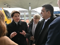 POVJERENIK EU ZA PROMET STIGAO U SUSJEDSTVO: Obišao radove na obnovi željezničke stanice vrijedne više od 240 miliona eura