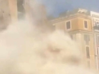 UŽAS KOD ČUVENE SREDNJOVJEKOVNE GRAĐEVINE: Urušio se dio kule, radnik ostao zarobljen (FOTO, VIDEO)