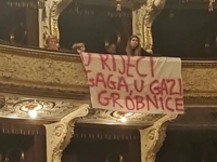 POZIVALI NA PRAVDU ZA PALESTINU: Prosvjednici upali na predstavu poznatog izraelskog koreografa u riječkom HNK, pozvali građane da bojkotuju izvedbe (VIDEO)