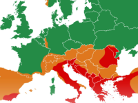OBJAVLJENA ZASTRAŠUJUĆA KARTA EVROPE: Bosna u najgoroj mogućoj zoni