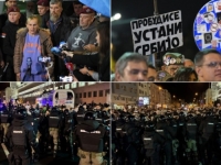 BRUTALNO NASILJE ŽANDARMERIJE U NOVOM SADU: Udarili devojku u glavu i čupali za kosu, studentu štitom razbijen nos (VIDEO)