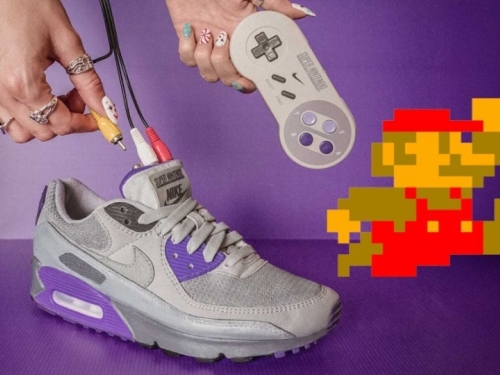 SPOJ SNEAKER KULTURE I TEHNOLOGIJE: Dizajner iz Singapura tenisicu pretvorio u - Super Nintendo