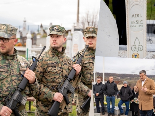 JEDAN OD HEROJA OSLOBODILAČKOG RATA: Obilježena 33. godišnjica pogibije Adila Bešića