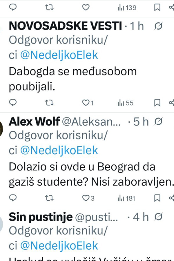 'Pušten si niz vodu...': Nedeljko Elek završio na naslovnici Vučićevog medija, obećava osvetu