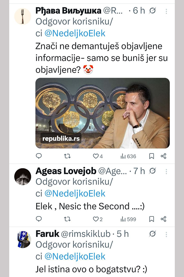 'Pušten si niz vodu...': Nedeljko Elek završio na naslovnici Vučićevog medija, obećava osvetu