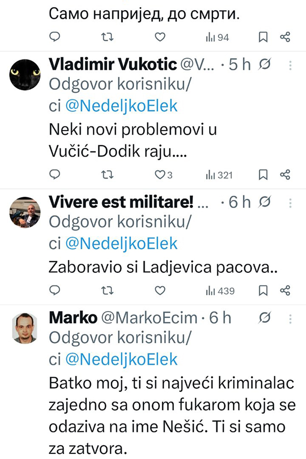 'Pušten si niz vodu...': Nedeljko Elek završio na naslovnici Vučićevog medija, obećava osvetu