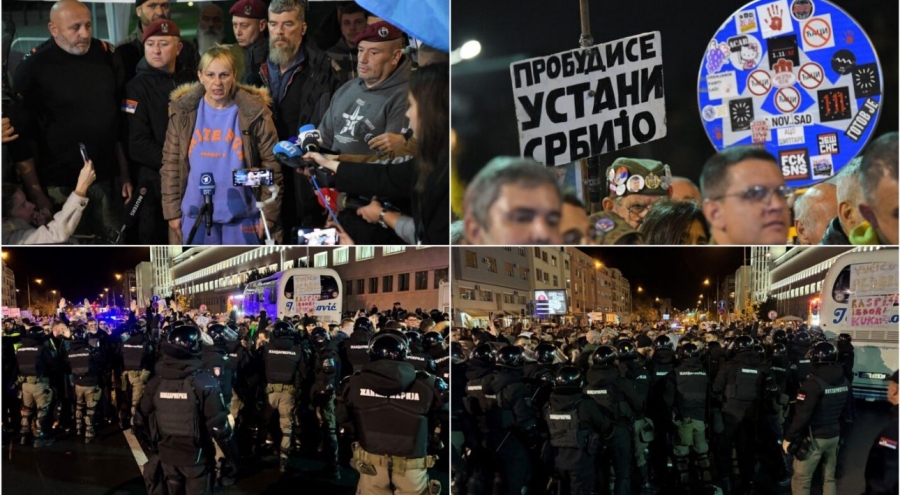 BRUTALNO NASILJE ŽANDARMERIJE U NOVOM SADU: Udarili devojku u glavu i čupali za kosu, studentu štitom razbijen nos (VIDEO) | Slobodna Bosna