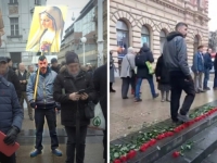 SRAMOTNO PONAŠANJE MUŠKARCA: Gazio ruže za ubijene žene, kamere sve snimile (VIDEO)