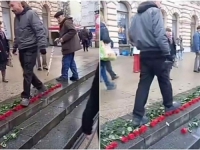 'MOJ ČIN NIJE BIO AGRESIJA!': Pjevač ustaških pjesama posipa se pepelom nakon gaženja ruža za žrtve femicida