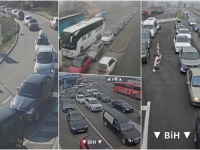 ČEKA SE SATIMA: Kilometarske kolone na bh. granicama, pogledajte gdje su najveće gužve...