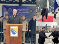 'NOSITE SVOJE NOVE ČINOVE S PONOSOM': Ministar Helez na svečanosti završetka osnovne oficirske obuke u Travniku