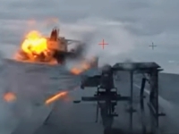 UKRAJINCI RAZNIJELI RUSKI NAFTNI BROD VRIJEDAN 30 MILIONA DOLARA: Objavljen snimak OGROMNE eksplozije (VIDEO)