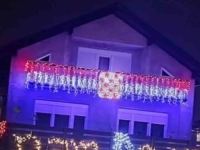 RASPLAMSAO SE FAŠIZAM U HRVATSKOJ: Okitio kuću grbom ustaške marionetske države NDH, a pogledajte šta je tek napisao na ogradi... (FOTO)