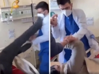 SNIMAK KOJI JE ZGROZIO SVIJET: Doktor nasrnuo na bolesnog čovjeka jer mu je tražio poštovanje (VIDEO)