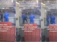 'OVAKO IZGLEDA BEZAKONJE I TLAČENJE!': Snimak tuče iz kineske kompanije u Srbiji sve šokirao... (VIDEO)