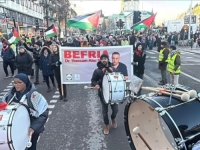 'ZAUSTAVITE GLAD'; 'DJECU UBIJAJU': Protest u Stockholmu protiv izraelskih napada na Gazu uprkos primirju