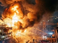 ZASTRAŠUJUĆE SNIMKE S LICA MJESTA: Ukrajinci pogodili tanker u ruskom gradu, ima mrtvih...