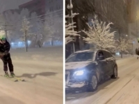 'NE MOŽEŠ MRTVACU OBJASNITI...': Oglasio se muškarac koji je skijao glavnom cestom u Sarajevu (VIDEO)