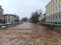 POVEĆAN VODOSTAJ MILJACKE: Civilna zaštita prati situaciju (FOTO, VIDEO)