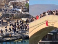 PODUHVAT VRIJEDAN DIVLJENJA: Izveden prvi skok sa Starog mosta u 2026. godini (VIDEO)