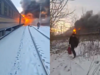 DRUŠTVENIM MREŽAMA SE ŠIRI JEZIVA SNIMKA: Napadnut putnički voz, roditelji jedva spasili bebu