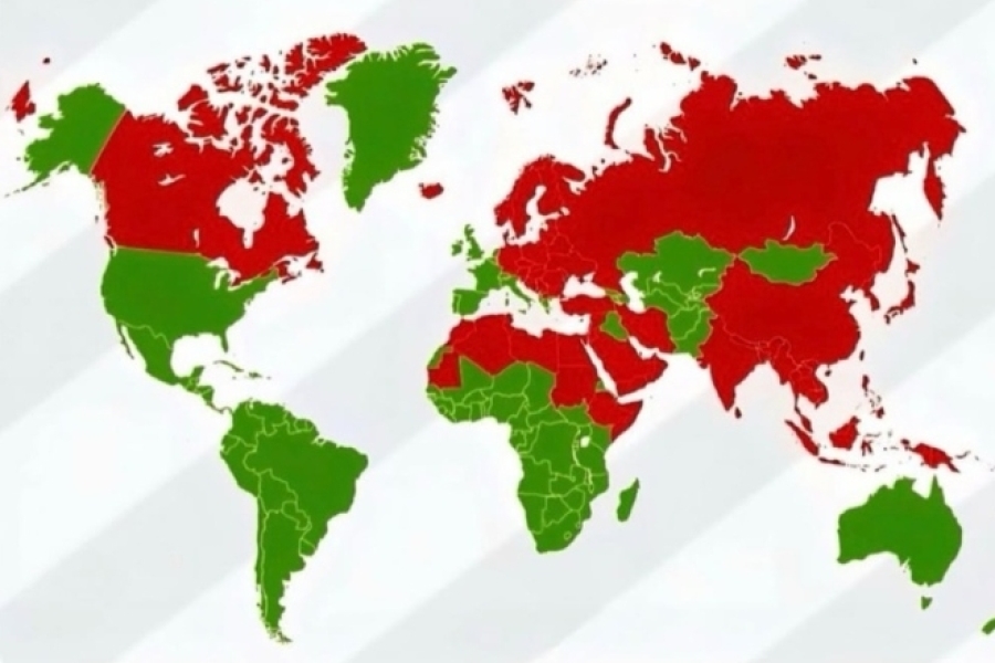 ŠIRI SE NOVA KARTA SVIJETA: Bosna je u crvenom s razlogom, evo i zašto