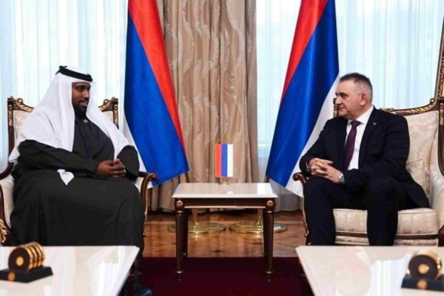GLAVNI SAVEZNIK IZRAELA NA BLISKOM ISTOKU: Minić razgovarao je predstavnikom Ujedinjenih Arapskih Emirata o organizaciji poslovnog foruma u Banjoj Luci