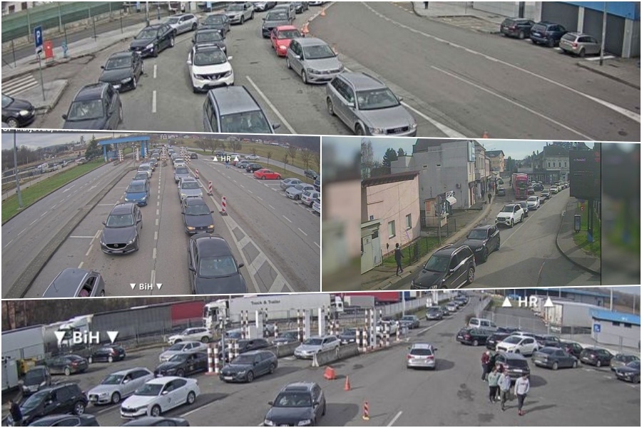 NA PRELAZAK GRANICE ČEKA SE SATIMA: Duge kolone vozila na ovim graničnim prijelazima...