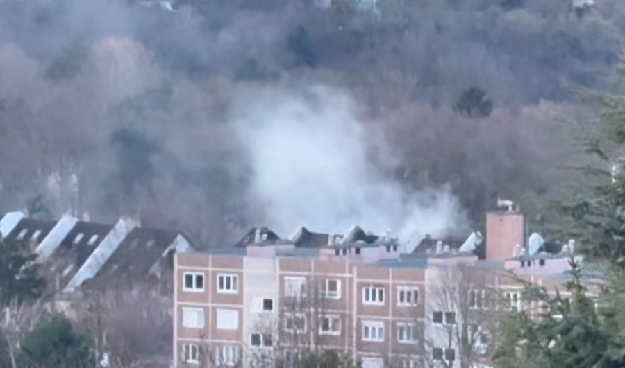 JEZIVE SLIKE S LICA MJESTA: Izgorio hotel u Mađarskoj, sumnja se da ima poginulih