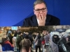 SRBIJA NA NOGAMA, VUČIĆ U PANICI: Večeras najavljeni masovni protesti širom zemlje, studenti poručili: 'Naše ulice su poprskane krvlju!'