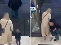 SNIMAK UŽASA IZ TRGOVINE: Muškarac pokušao otrgnuti jednogodišnje dijete majci iz ruku