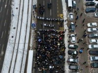 FOTOGRAFIJE IZ DRONA: Znatno manji odziv građana na protestima