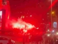 NIKO NEMA BOLJE NAVIJAČE: Pogledajte spektakularnu atmosferu iz Tuzle pred okršaj sa Švicarcima... (VIDEO)