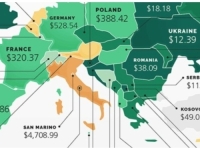 NOVA KARTA ZALUDILA SVE:  Slovenci ništa, a u Bosni 800 eura